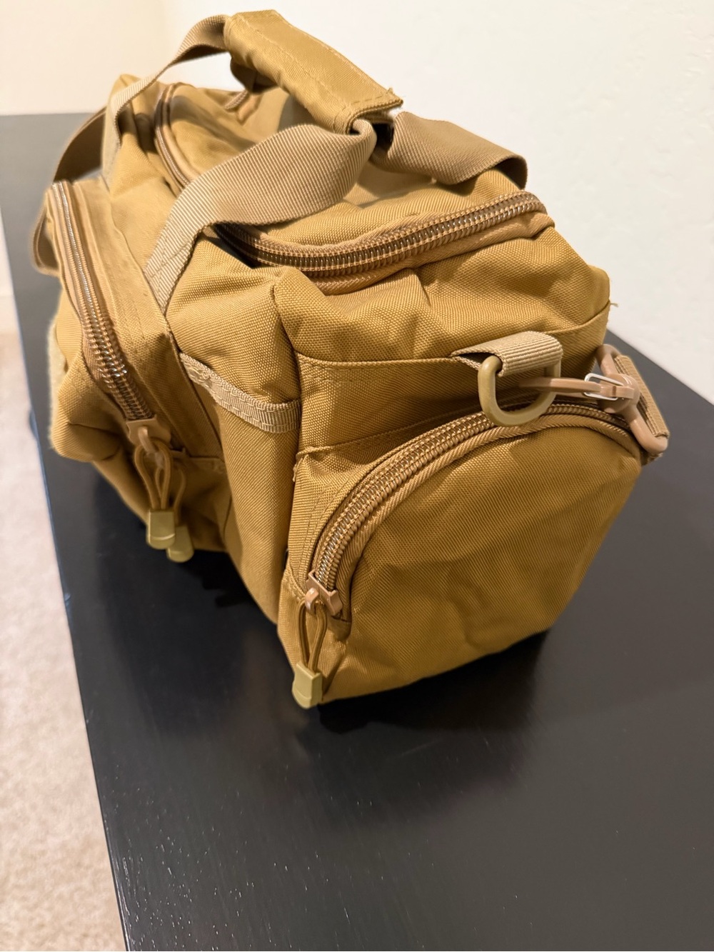 Tactical Carry Shoulder Bag in Tan - Picture 2 of 4